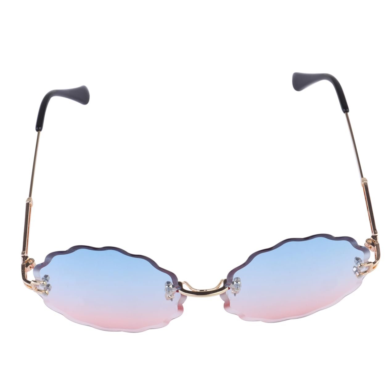 Сонцезахисні окуляри PACKOVE 3 шт. Великі жіночі модні Безрамкові металеві, фото №4