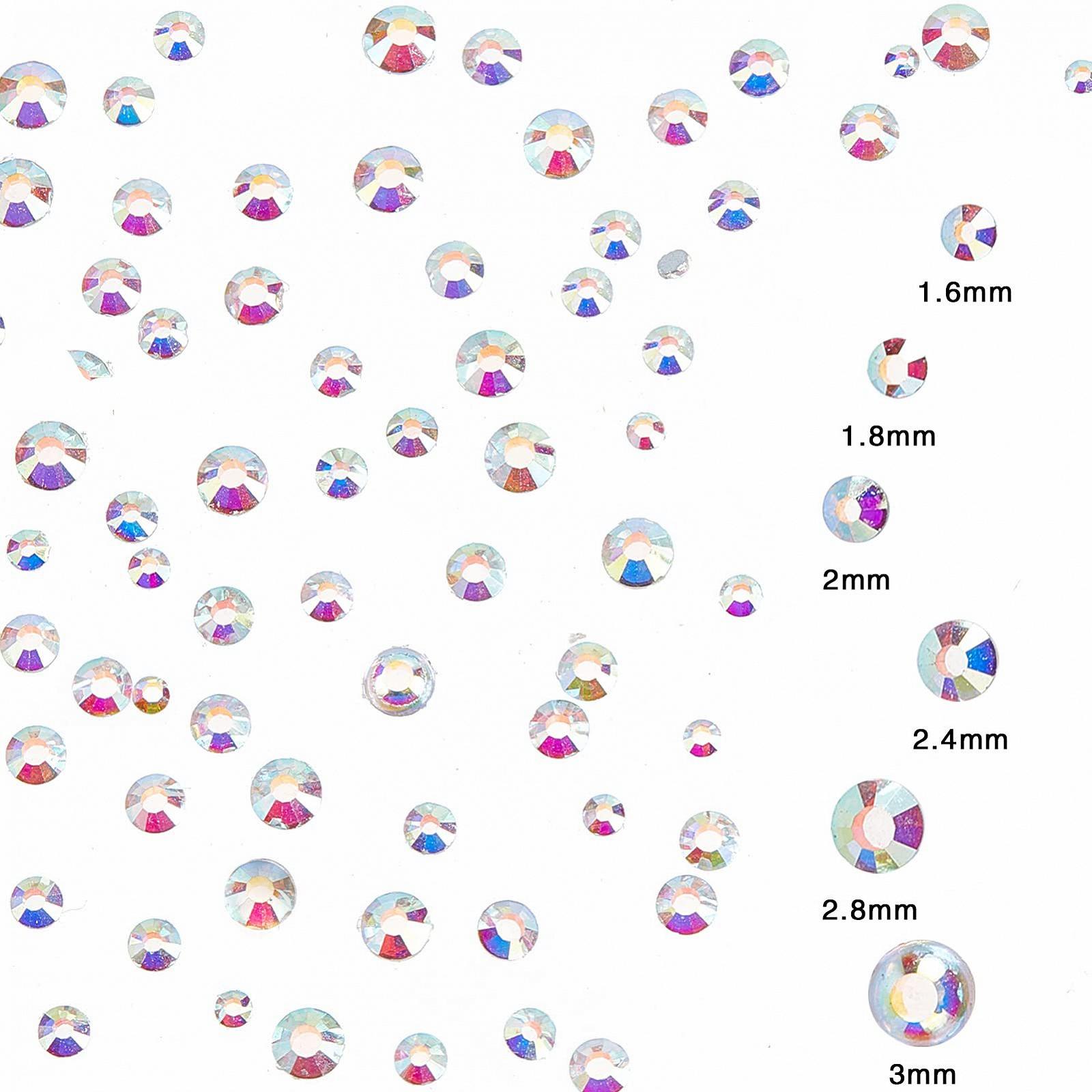 Стрази для нігтів NICENEEDED 3600 штук з футляром, 3D, фото №2