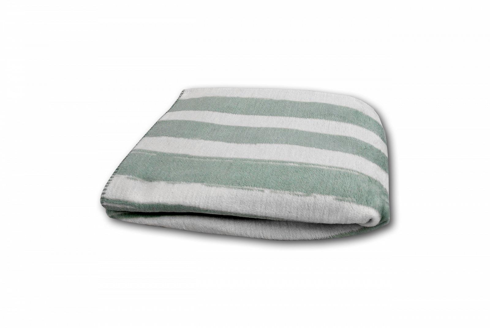 Одеяло Jilda-Tex Brushstroke Мягкое одеяло Роскошное одеяло Покрывало Рождественское одеяло Хлопковое одеяло (Мятный), фото №1