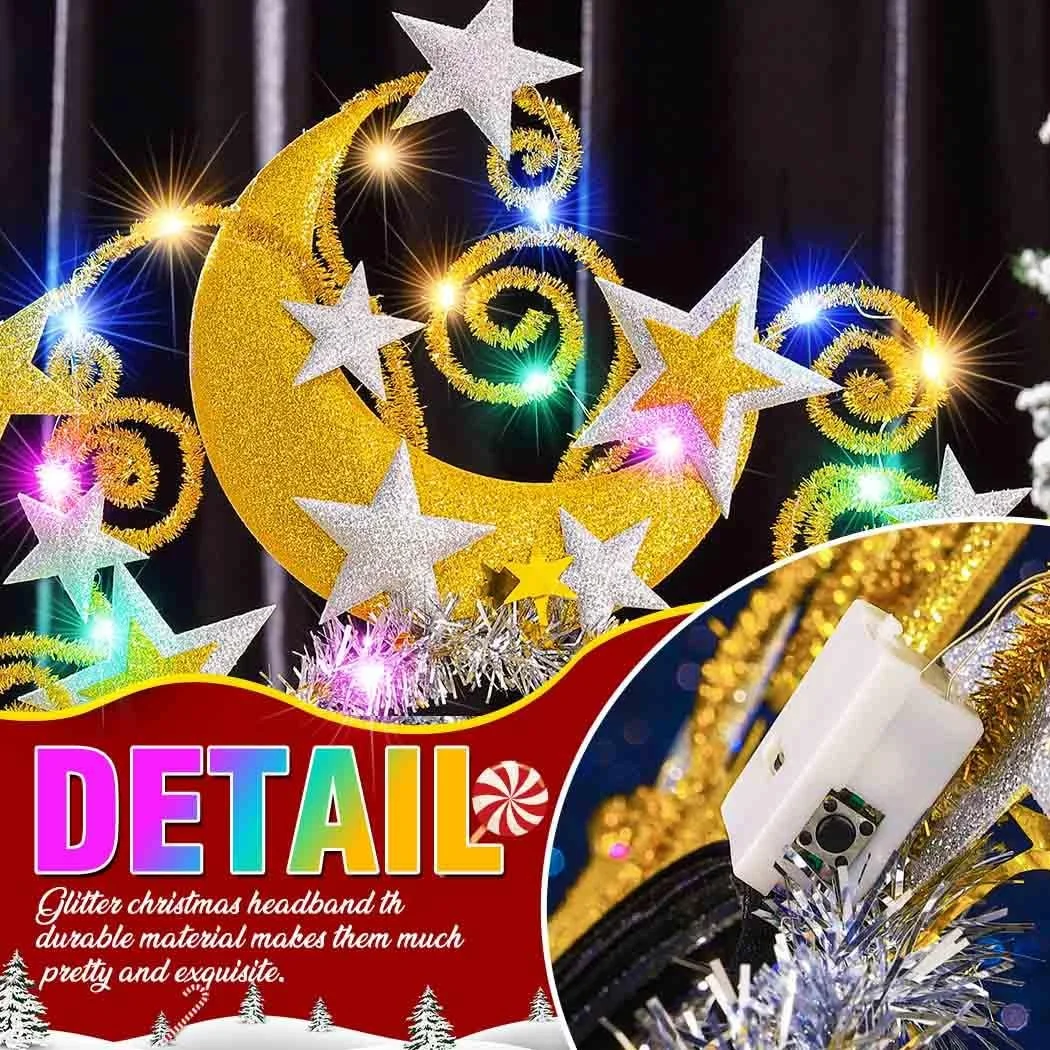 Обруч Зірка Reaky Місяць Золотий Аксесуари для волосся, фото №3