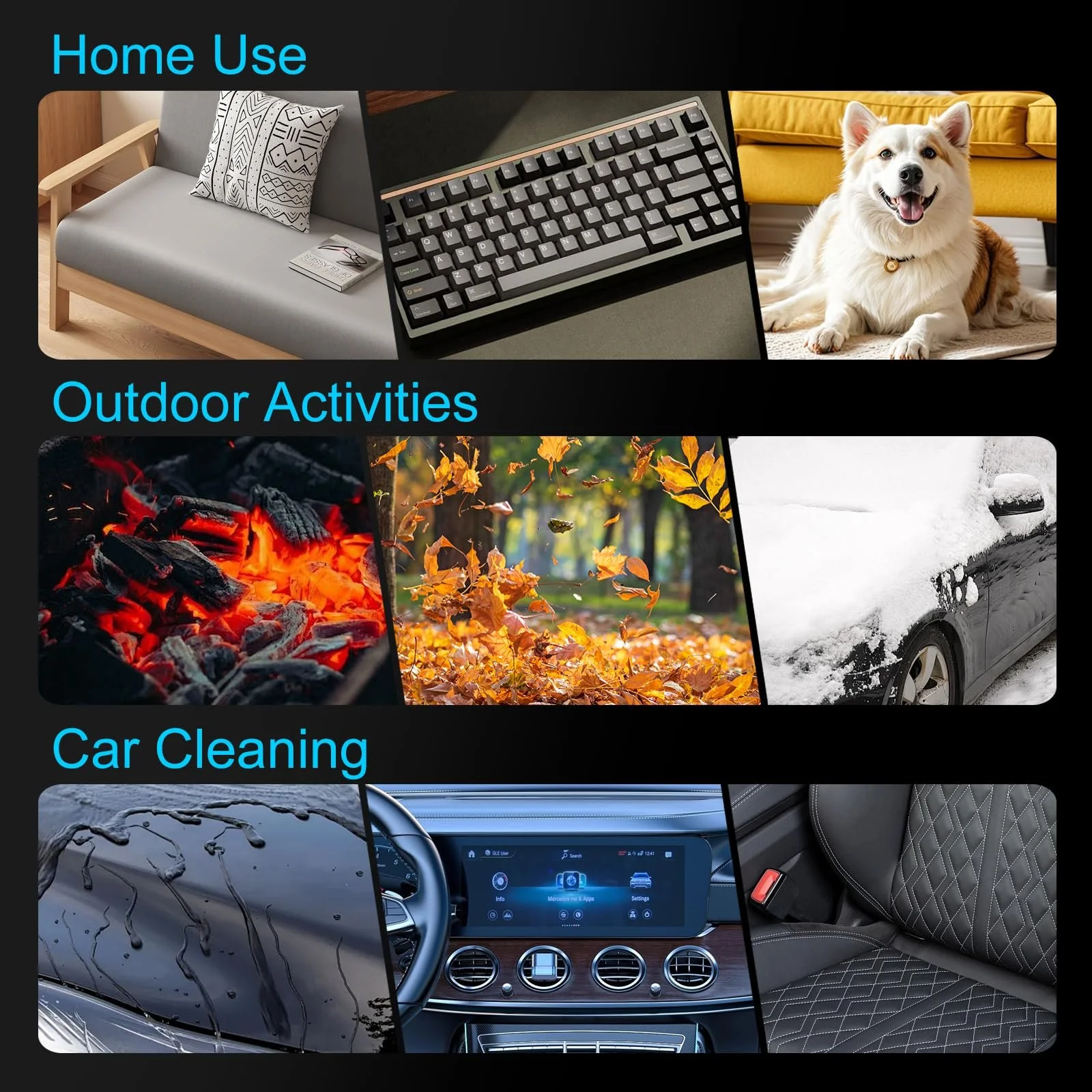 Електрична повітродувка OBEST 130000 RPM 4000 мАг 4 швидкості, фото №7