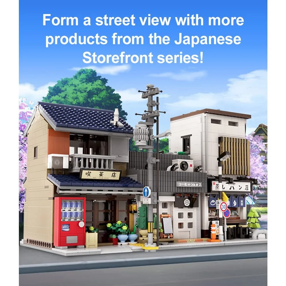 Конструктор CaDA Master C66010W Японський чайний будинок 1200 деталей Білий, фото №8