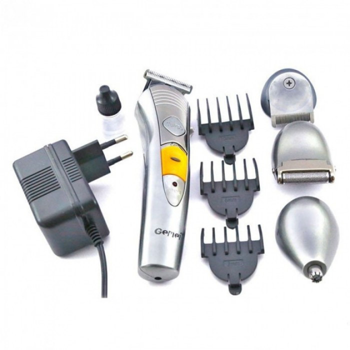 Машинка для стрижки волос аккумуляторная Geemy GM-580 Набор 7в1 триммер и бороды, фото №1 Машинка для стрижки волос аккумуляторная Geemy GM-580 Набор 7в1 триммер и бороды, фото №1