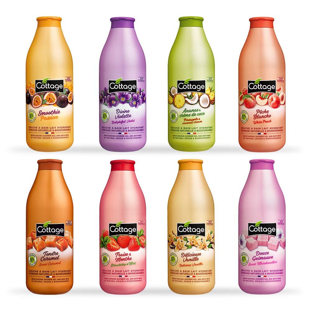 Молочко для душа Cottage Smoothie Passion Увлажняющее 97% натуральных ингредиентов 750 мл, фото №6