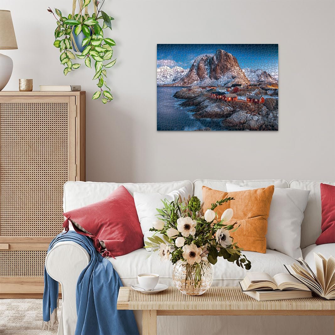 Пазл Ravensburger 12000756 Idyllic Lofoten 1000 деталей, фото №3