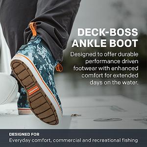 Ботинки Grundens Deck-BOSS Низкие, Мужские, Прочные, Водонепроницаемые synthetic.ua - Фото 1