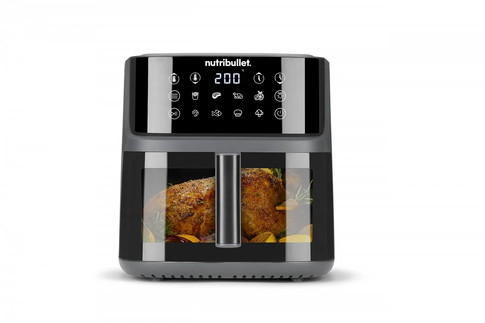 Мультипіч nutribullet Crisplite Vision NBA0811DG 8 л 2000 Вт 8 програм Матовий чорний, фото №2