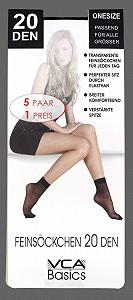 Шкарпетки VCA, тонкі, 20 ден, з комфортним поясом synthetic.ua - Фото 1