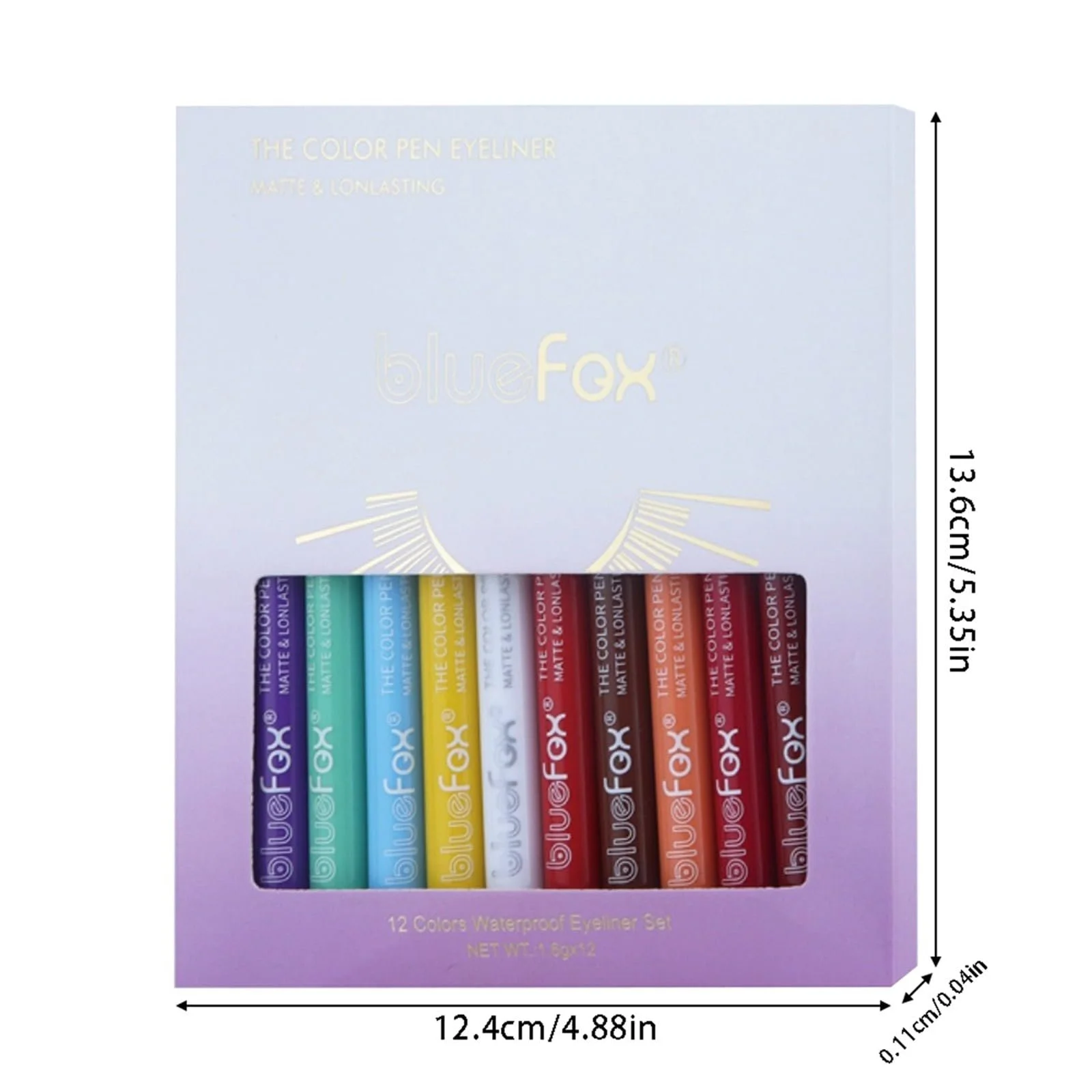 Рідка Eyeliner Набір Flessiger  водостійка, фото №6