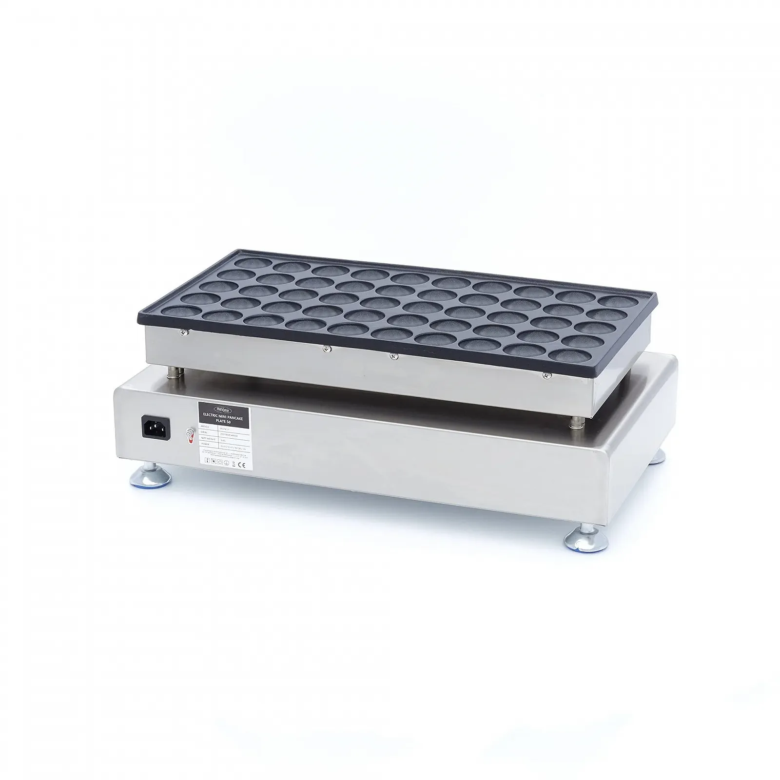 Вафельниця для випікання Maxima – 50 штук – Діаметр 45 x 7 мм (на вафлю) – 1500 Вт, фото №4