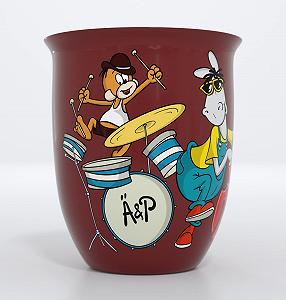 Фарфоровая кофейная кружка Äffle & Pferdle Let's Fetz synthetic.ua - Фото 1