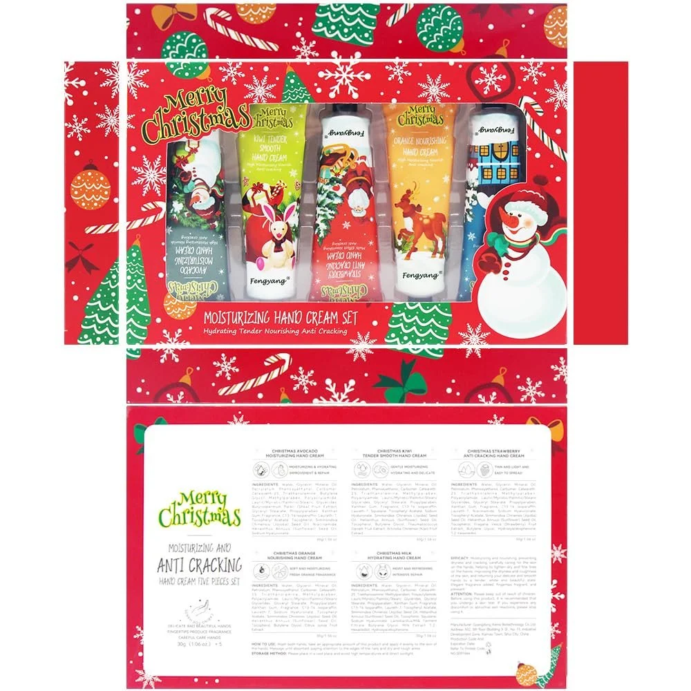 Крем для рук Женский подарочный набор кремов для рук, увлажняющий крем для рук для грубой кожи, ежедневный увлажняющий крем для рук, подарки на Рождество, День матери, День рождения, фото №8