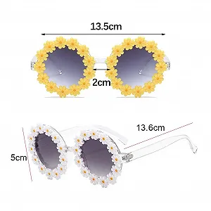Солнцезащитные очки Круглые Doukesh Daisy Цветы Белый, 2 шт. цена на synthetic.ua - Фото 1 Солнцезащитные очки Круглые Doukesh Daisy Цветы Белый, 2 шт. synthetic.ua - Фото 1