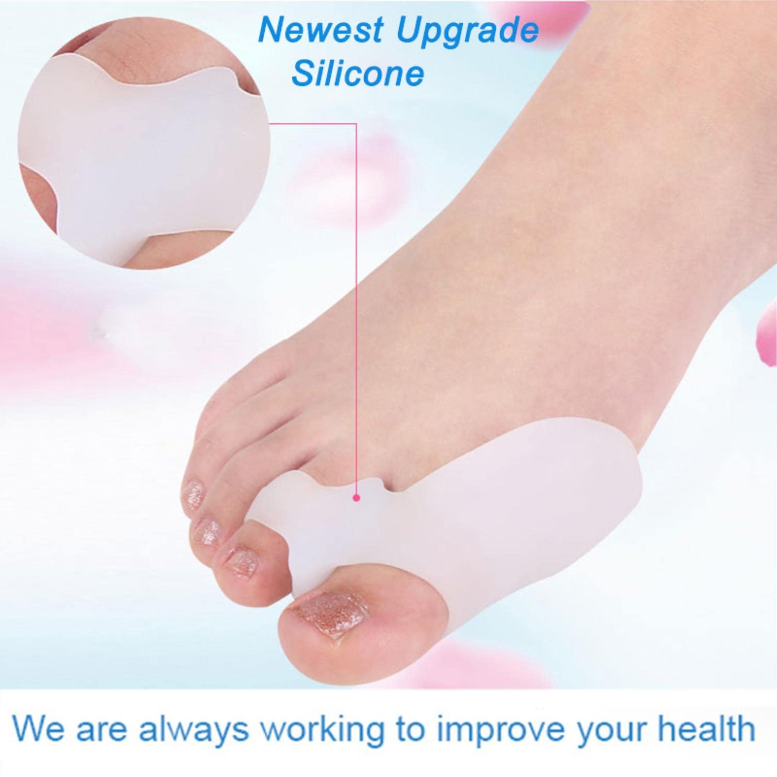 Роздільник для пальців ніг з гелевим захистом 2 шт., фото №3