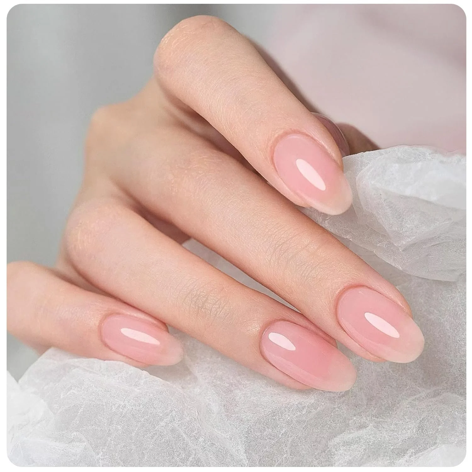 Гель-лак Vishine Jelly Pink Nude 36 цветов + 2 базовых покрытия глянцевых + 1 матовое верхнее покрытие & 1 блестящее верхнее покрытие мини набор прозрачный УФ LED, фото №5