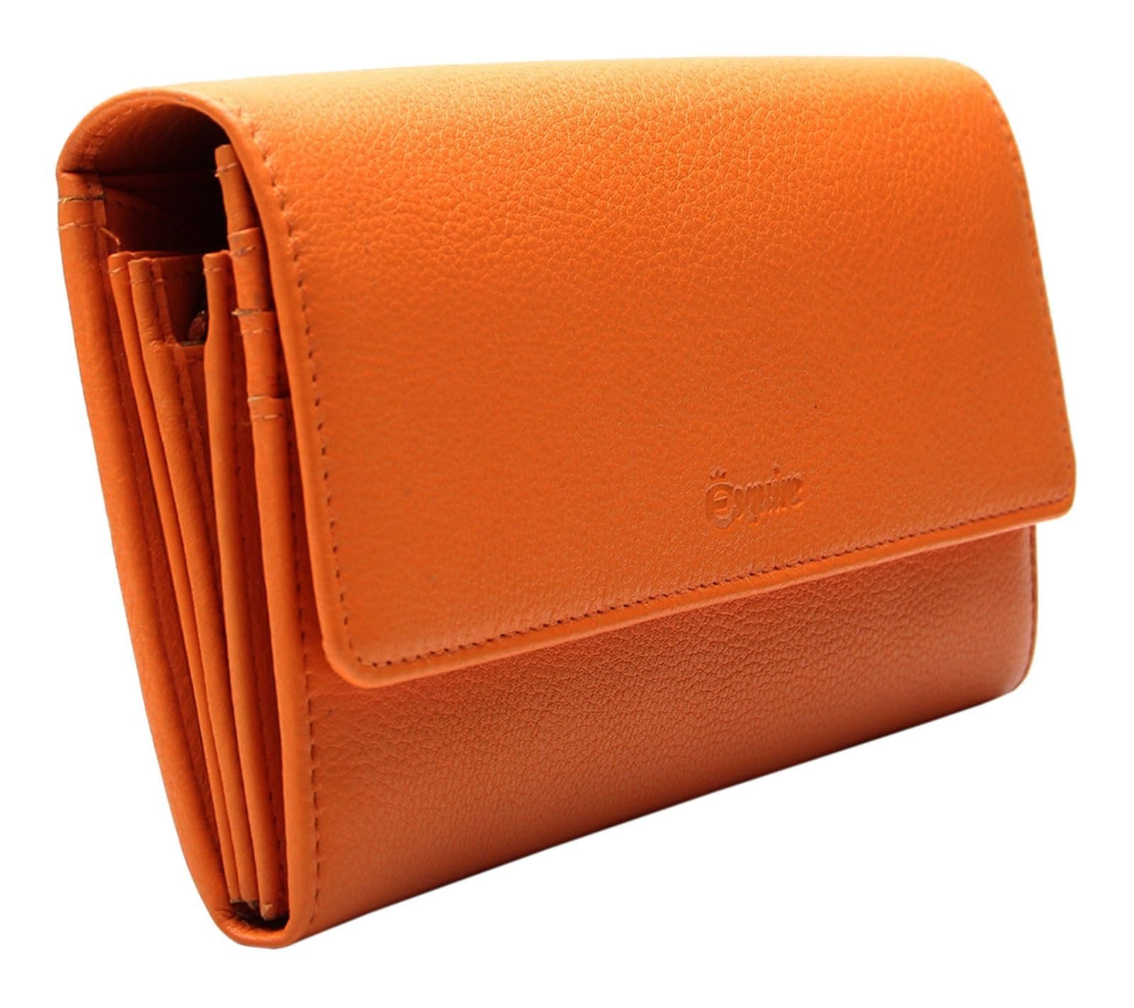 Кошелек женский Esquire Peru Ladies Orange Классический оранжевый, фото №1