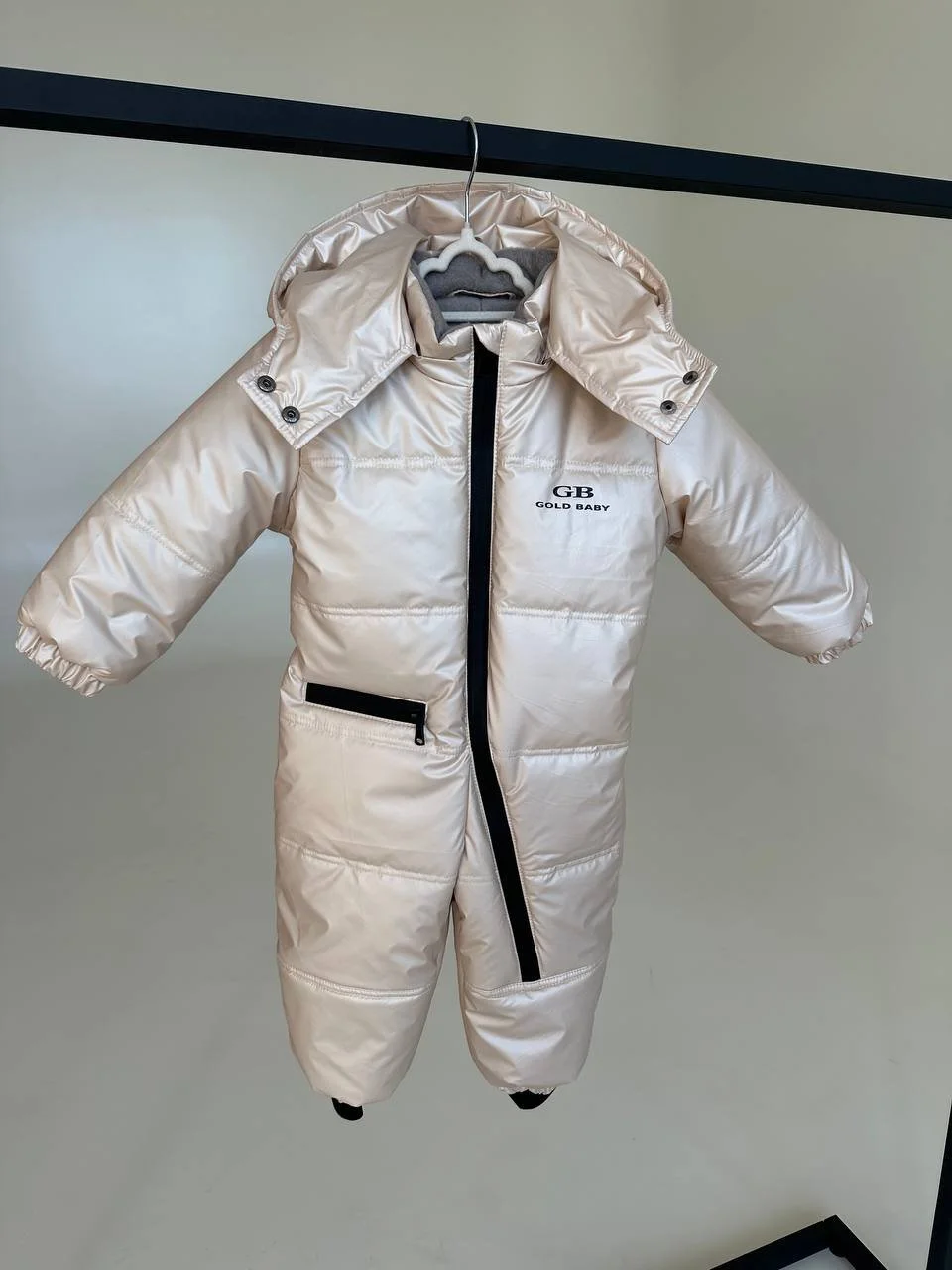 Демісезоний комбінезон 74 розмір бежевий, фото №1