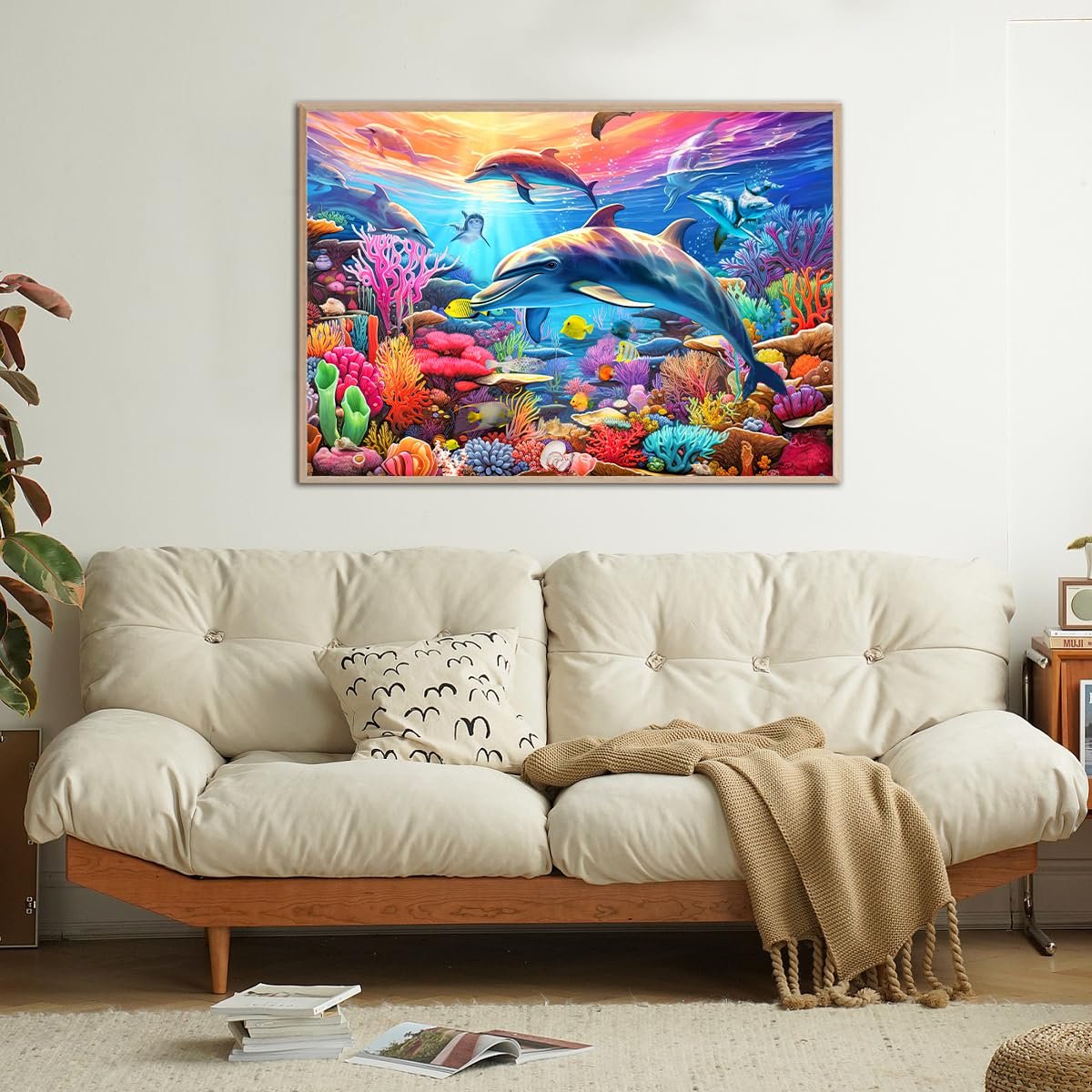 Пазл Colourful Dolphins 500 елементів 49 x 35 см Постер, фото №5 Пазл Colourful Dolphins 500 елементів 49 x 35 см Постер, фото №5