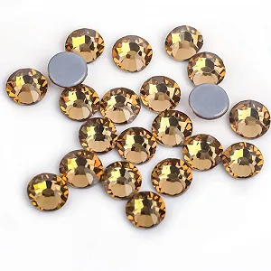 Стразы Hotfix SS3-SS40 всех размеров/прозрачные стеклянные камни для украшения одежды - как на изображении - SS20, 1440 шт - Фото 1