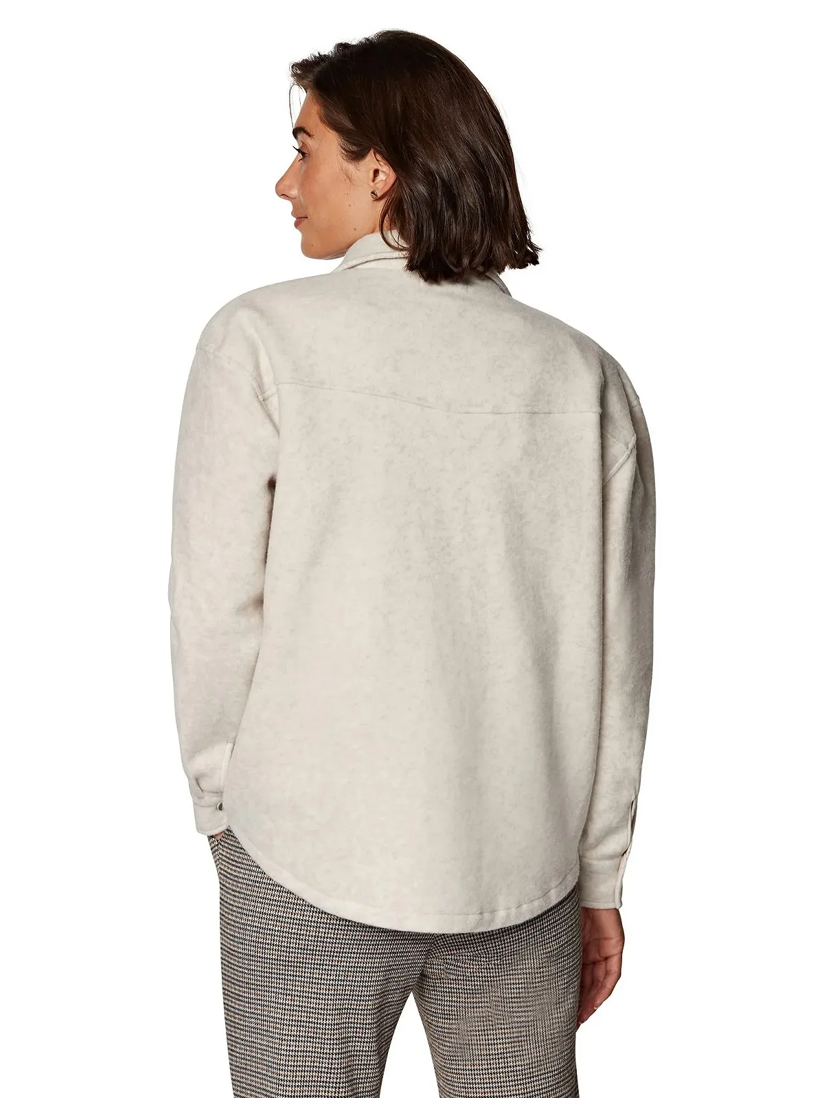 Куртка Mavi Basic DOUBLE POCKET SWEATSHIRT воротник Kent, планка на кнопках и закругленный подол, фото №3