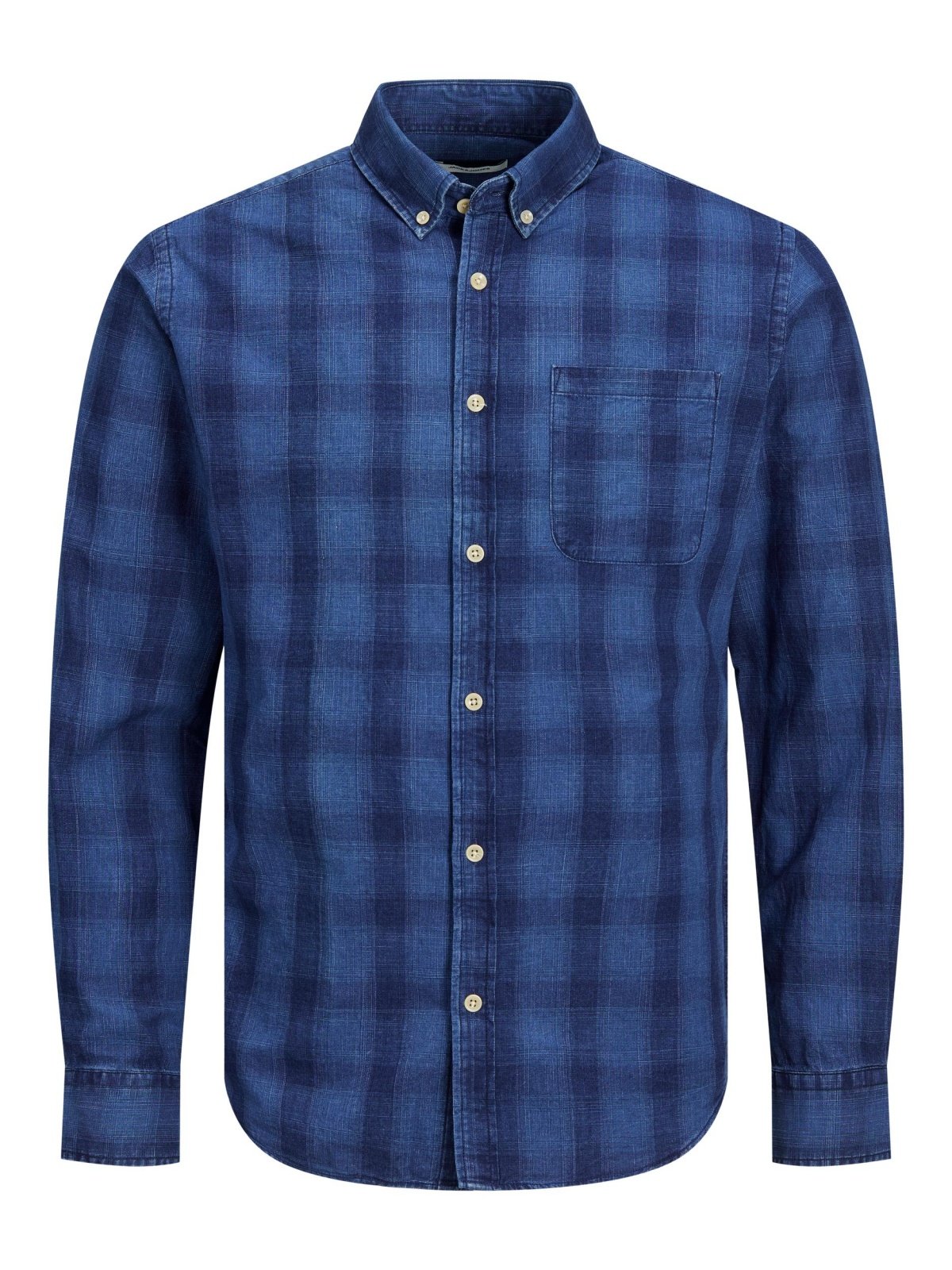 Рубашка Jack&Jones CLASSIC MIX LS 12188988 SLIM Синий S, фото №1