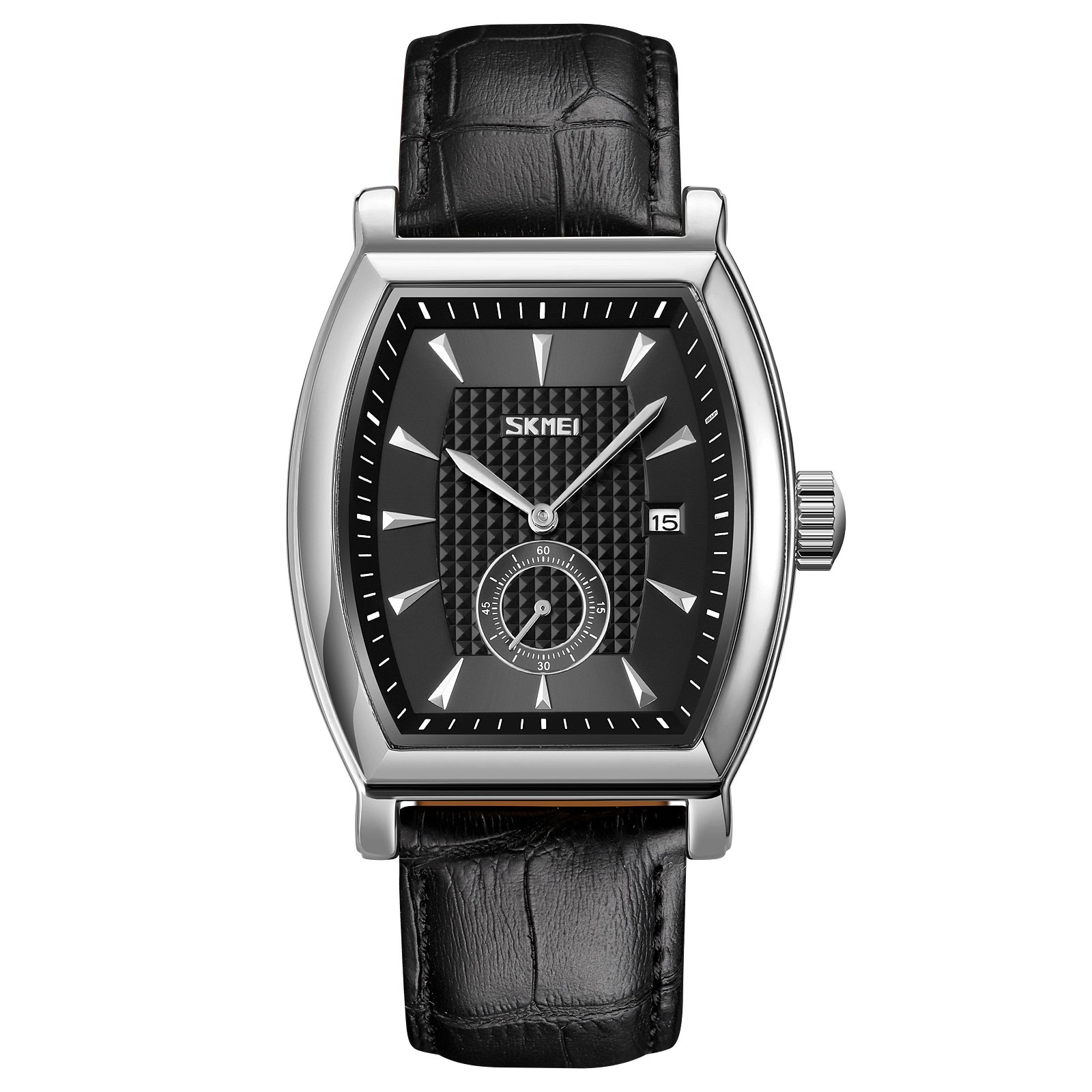 Годинник Skmei 9306SIBK Silver-Black, фото №1