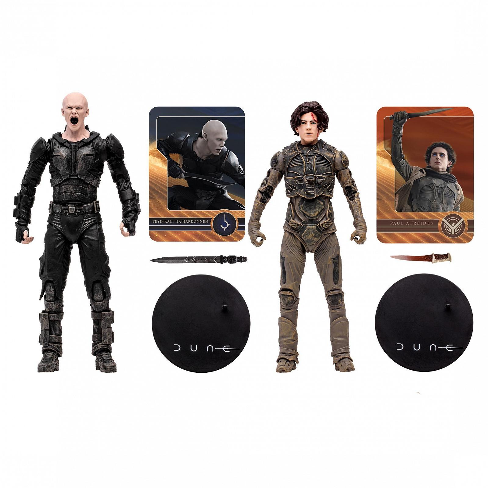 Фігурки McFarlane Dune: Part 2 Пол Атрід та Фейд-Раута Гарконнен, 18 см, комплект 2 шт., фото №4