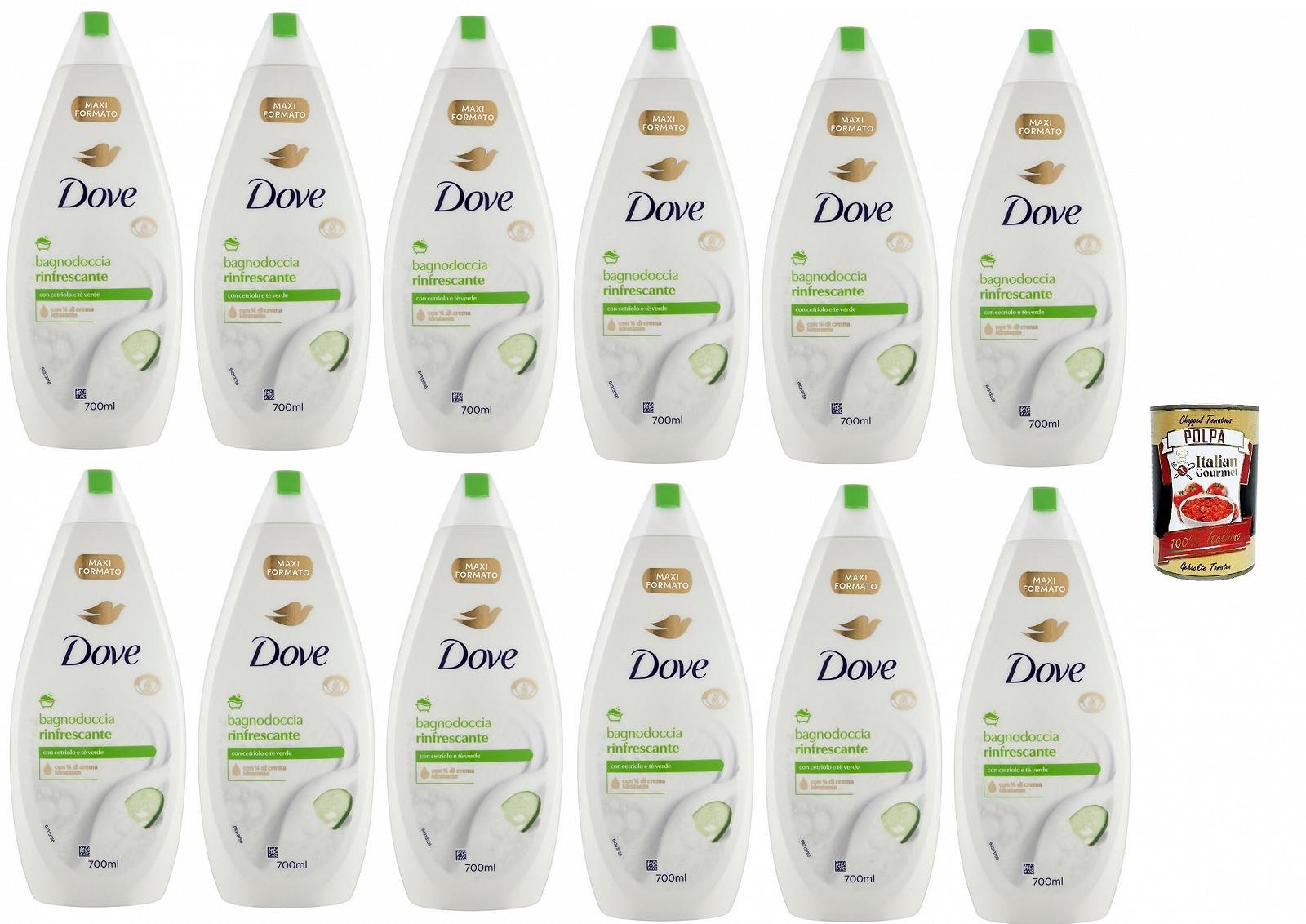 Гель для душу Dove Bagnodoccia Rinfrescante Огірок та Зелений чай 700 мл 12 шт., фото №1 Гель для душу Dove Bagnodoccia Rinfrescante Огірок та Зелений чай 700 мл 12 шт., фото №1