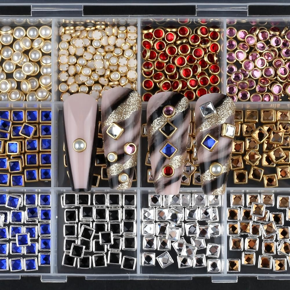 Квадратні/круглі намистини в стилі панк, фото №6