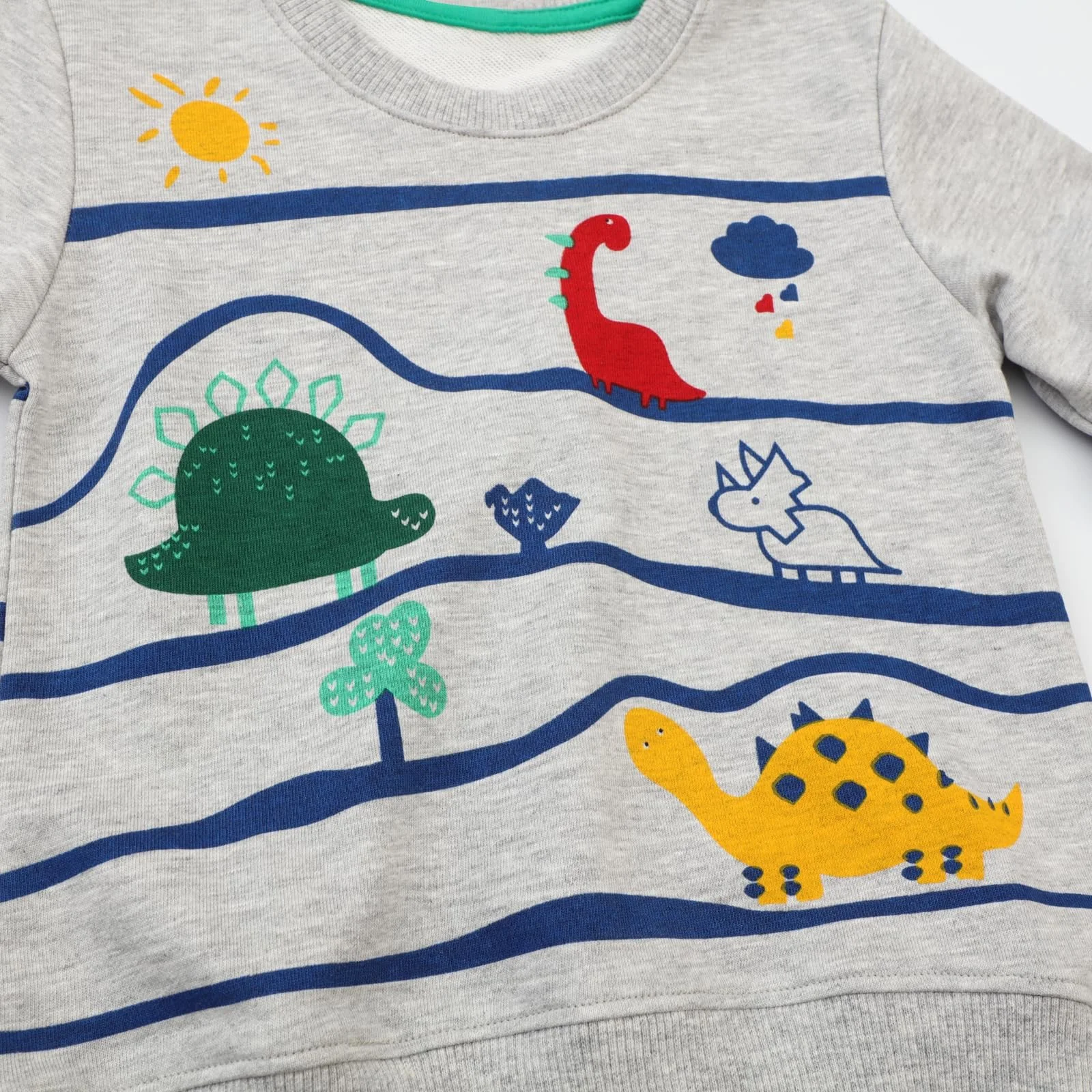 Толстовка Dinopjs для мальчиков, детская, с длинными рукавами, милый хлопковый динозавр, мультяшные юрские планеты, экскаватор, самосвал, трактор, зимние и весенние теплые топы, 2-7 лет, фото №4 Толстовка Dinopjs для мальчиков, детская, с длинными рукавами, милый хлопковый динозавр, мультяшные юрские планеты, экскаватор, самосвал, трактор, зимние и весенние теплые топы, 2-7 лет, фото №4