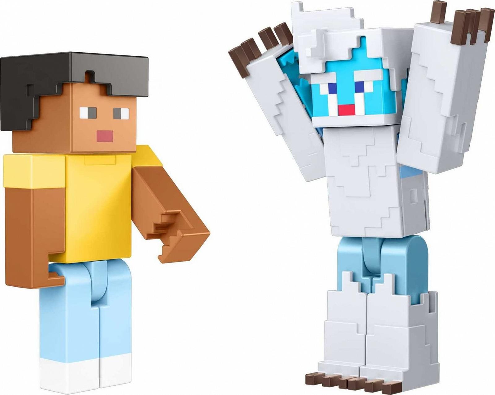 Ігровий набір Minecraft Creator Series Mount Enderwood Yeti-Schreck з 2 фігурками, 16 аксесуарами, багаттям і зефіром, фото №4