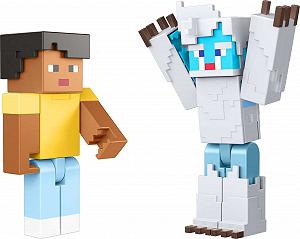 Ігровий набір Minecraft Creator Series Mount Enderwood Yeti-Schreck / 2 фігурки / 16 аксесуарів / багаттям / зефіром synthetic.ua - Фото 1