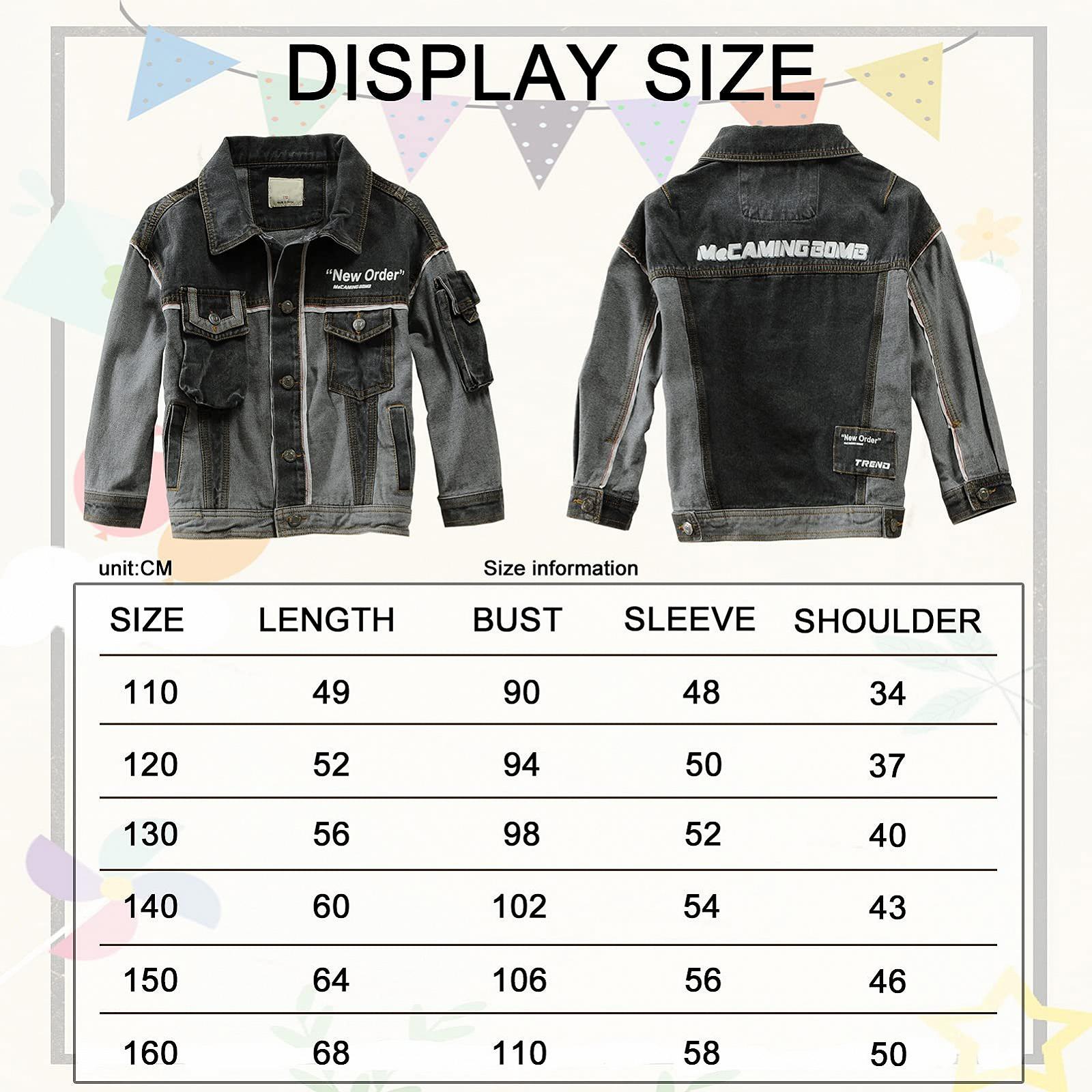 Джинсова куртка L SERVER для хлопчиків, дитяча, з довгими рукавами, перехідна, весняна, фото №3 Джинсова куртка L SERVER для хлопчиків, дитяча, з довгими рукавами, перехідна, весняна, фото №3