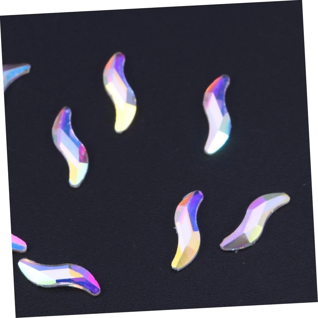 Украшения для ногтей FRCOLOR Плоские Стразы для ногтей Украшение для ногтей Кристалл Блестящие Стразы для ногтей Кристальные Стразы для ногтей Симфония Стразы для ногтей Набор страз для ногтей 10 шт., фото №6