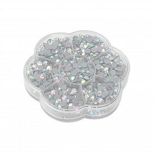 Стрази Скляні Emoshayoga JM201 White, 1000 шт synthetic.ua - Фото 1