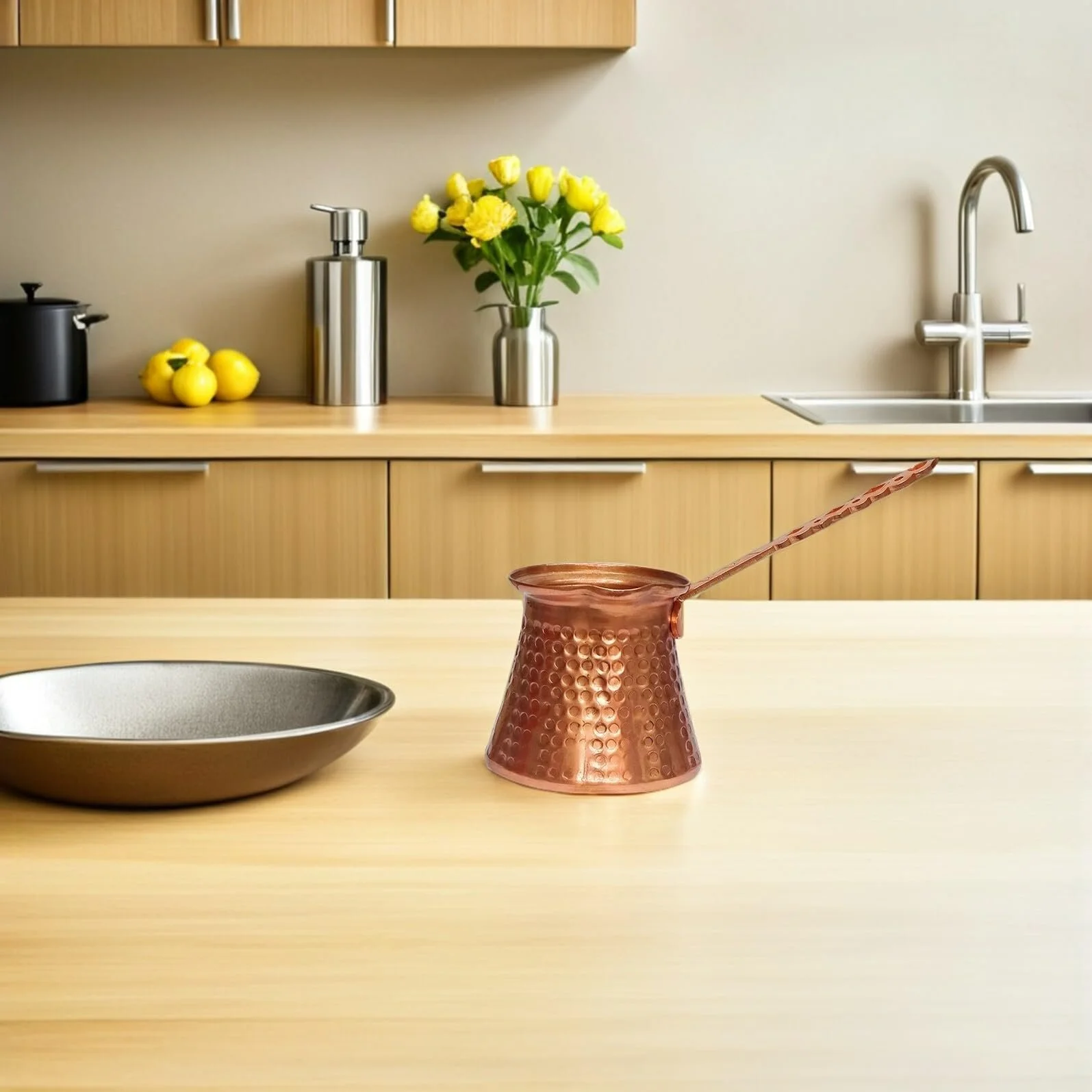 Турка NUOBESTY 320 мл з алюмінієвого сплаву, багатофункціональна еспресо-кавоварка в ретро стилі, термостійка, фото №7 Турка NUOBESTY 320 мл з алюмінієвого сплаву, багатофункціональна еспресо-кавоварка в ретро стилі, термостійка, фото №7