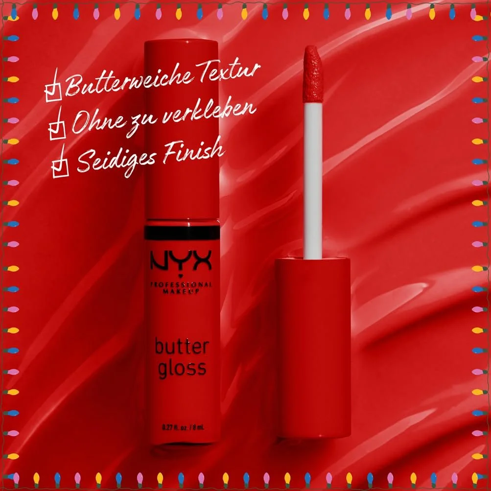 Блеск для губ NYX Professional Makeup Home Alone Butter Gloss Pizza Vault 6 шт Оттенки розового/красного и Butter Gloss Bling, фото №3 Блеск для губ NYX Professional Makeup Home Alone Butter Gloss Pizza Vault 6 шт Оттенки розового/красного и Butter Gloss Bling, фото №3