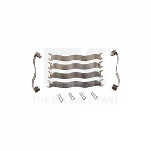 Комплект аксесуарів, гальмівні колодки NK 7939937 для RENAULT DACIA, задній міст - Фото 1