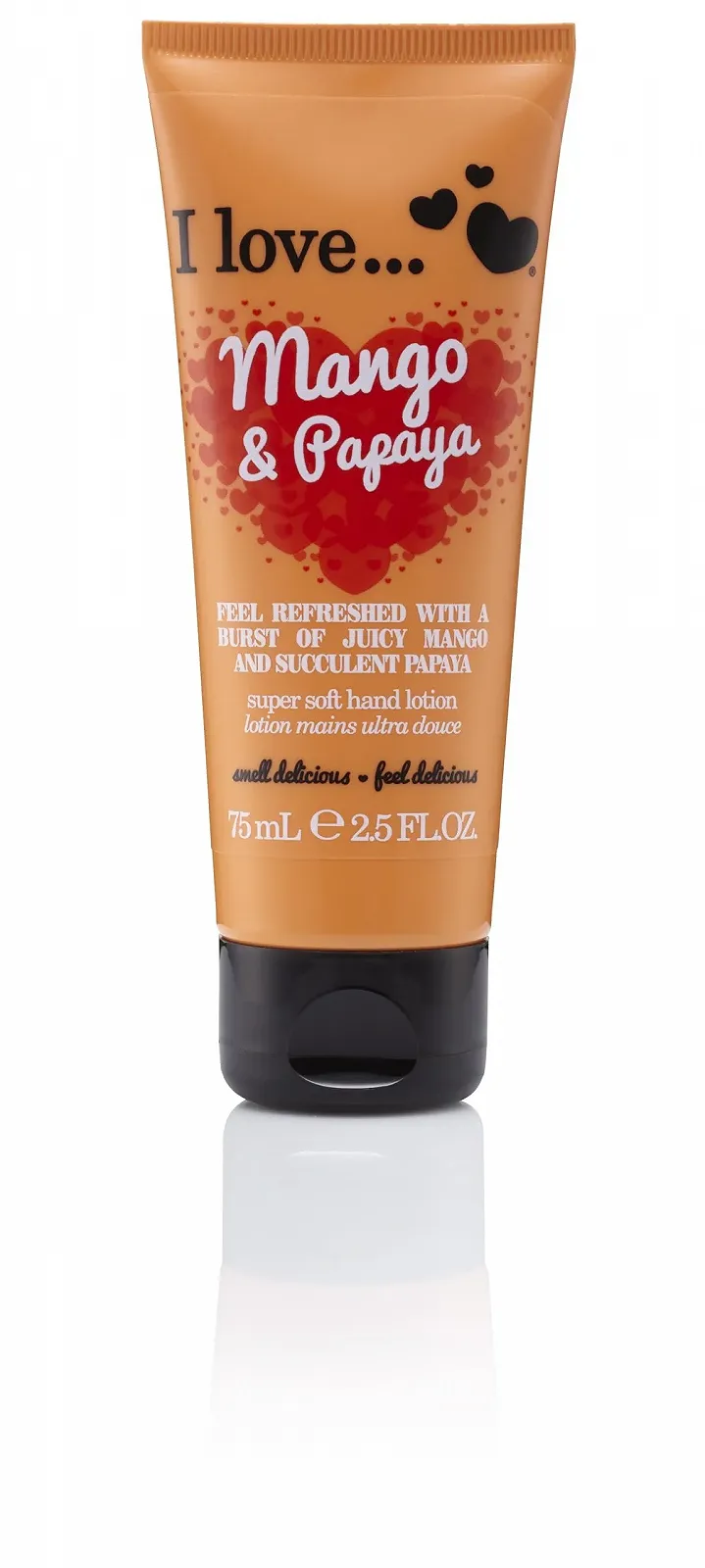 Лосьйон для рук I Love Mango & Papaya Зволожує та заспокоює шкіру рук Манго та Папая, фото №1