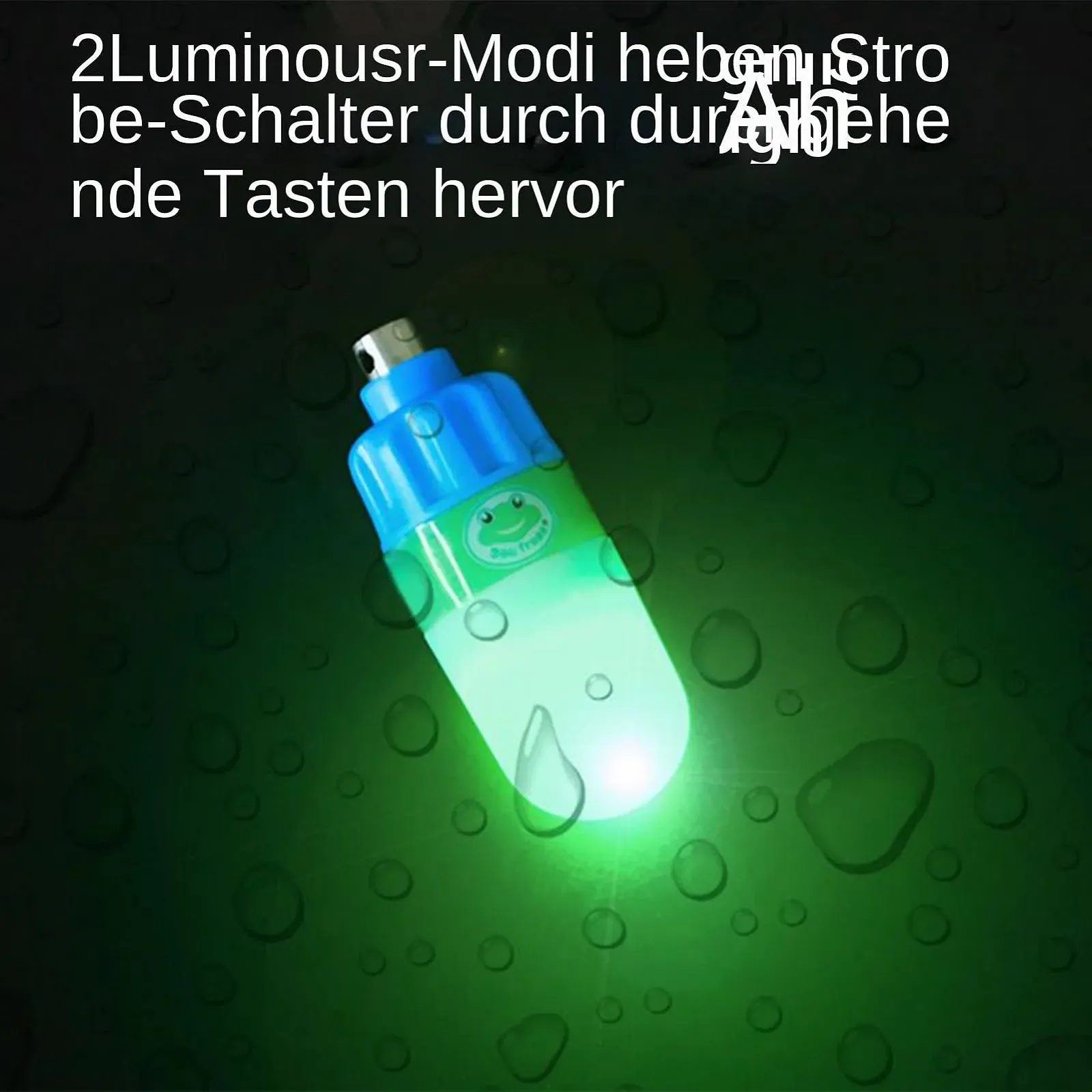 Водонепроницаемый фонарь Underwater Burner LED SOS, 2 режима, для ночных погружений, бассейна, озера, моря, кемпинга, дайвинга, фото №3