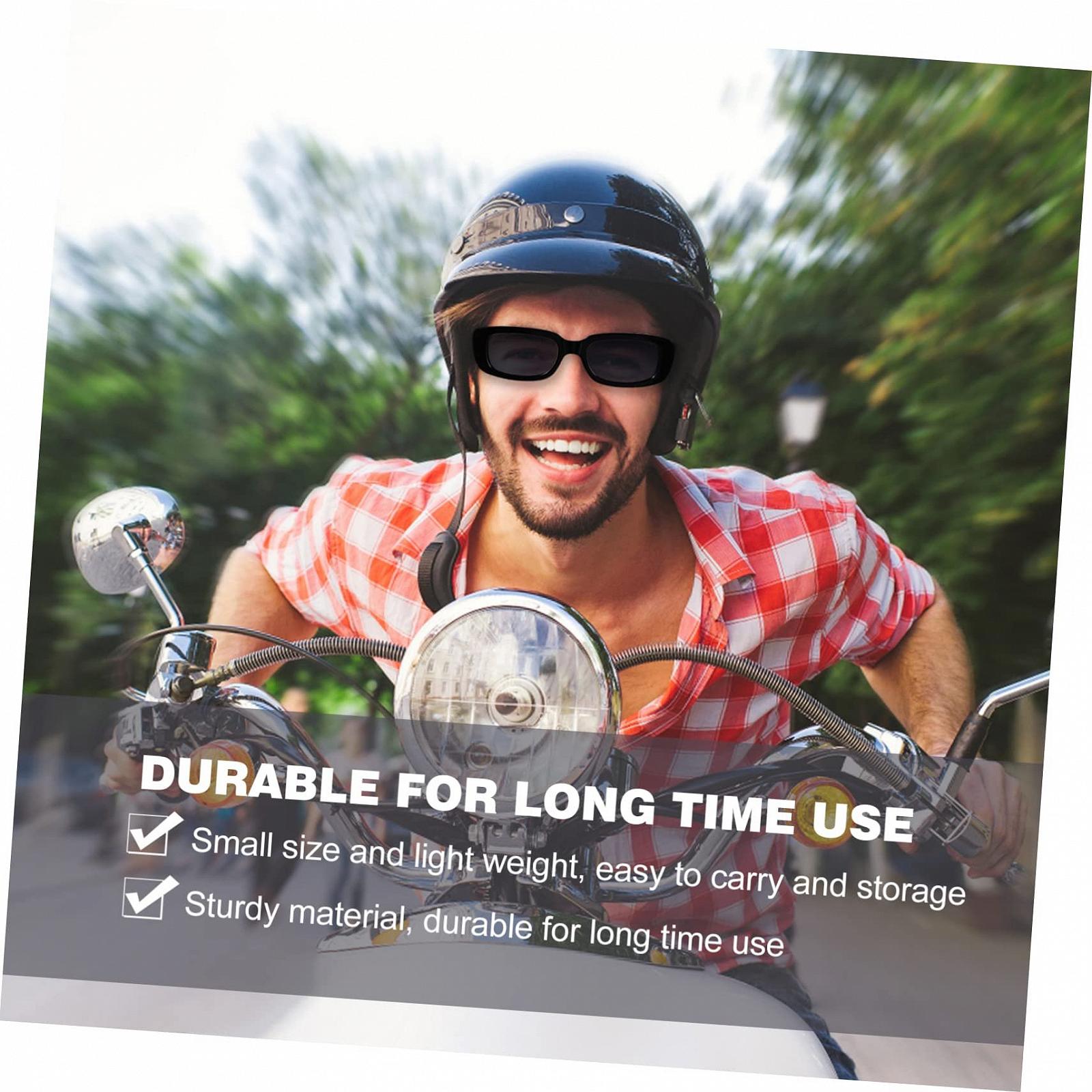 Солнцезащитные очки Квадратные Универсальные черные (3 шт. в упаковке), фото №7