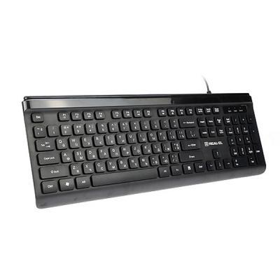 Клавіатура REAL-EL 7085 Comfort Black, фото №1