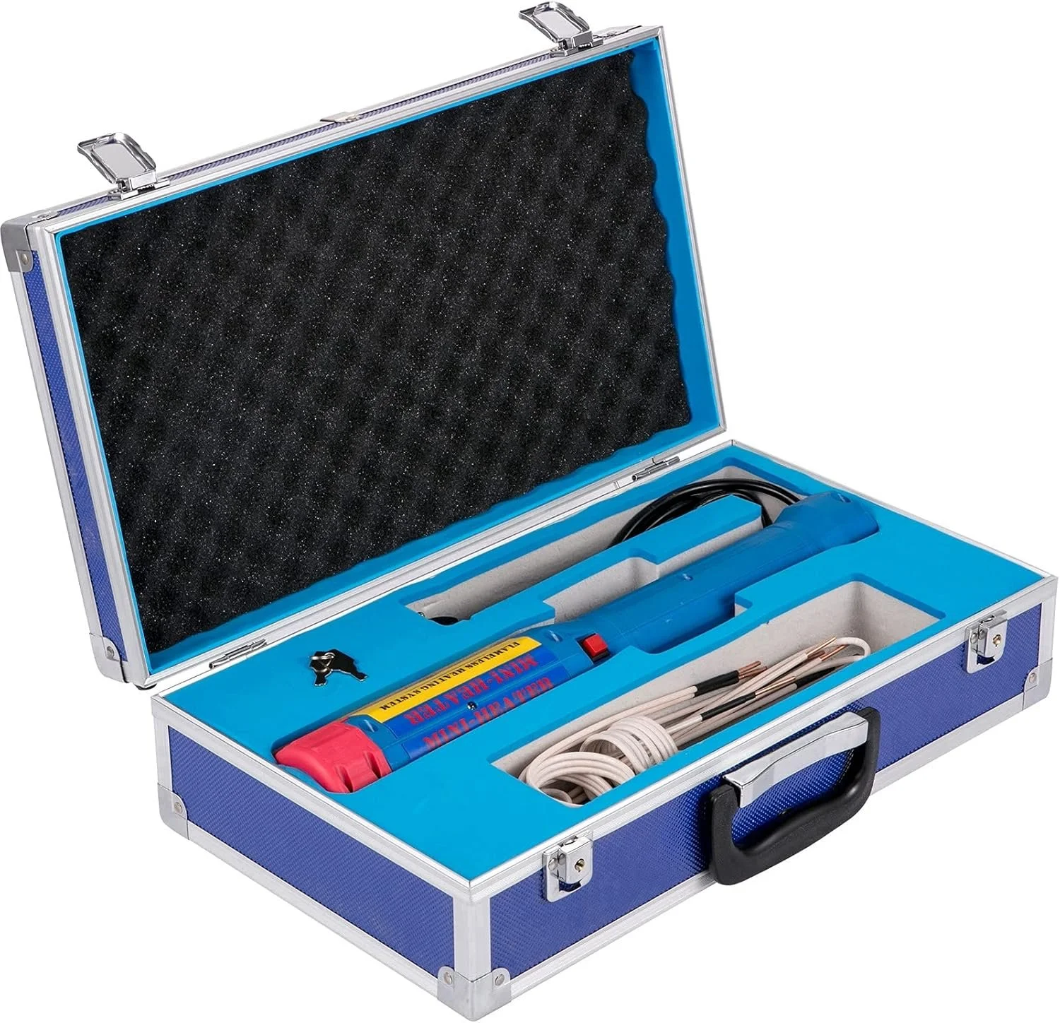 Нагрівач індукційний VEVOR H7L / 1 кВт / Портативний / Для болтів 5-40мм / Синій, фото №3 Нагрівач індукційний VEVOR H7L / 1 кВт / Портативний / Для болтів 5-40мм / Синій, фото №3