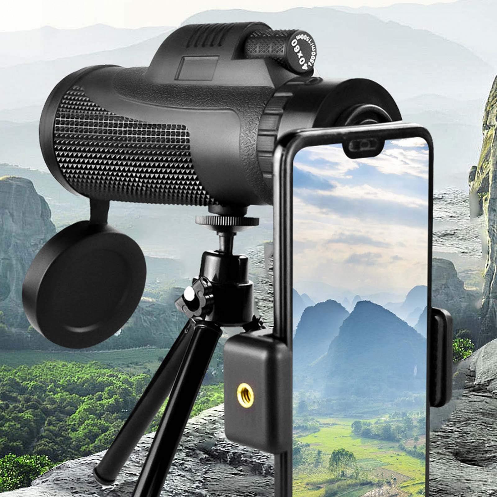 Монокуляр MRKU 40x60 HD Водонепроникний з компасом тримачем для смартфона штатив, фото №4 Монокуляр MRKU 40x60 HD Водонепроникний з компасом тримачем для смартфона штатив, фото №4