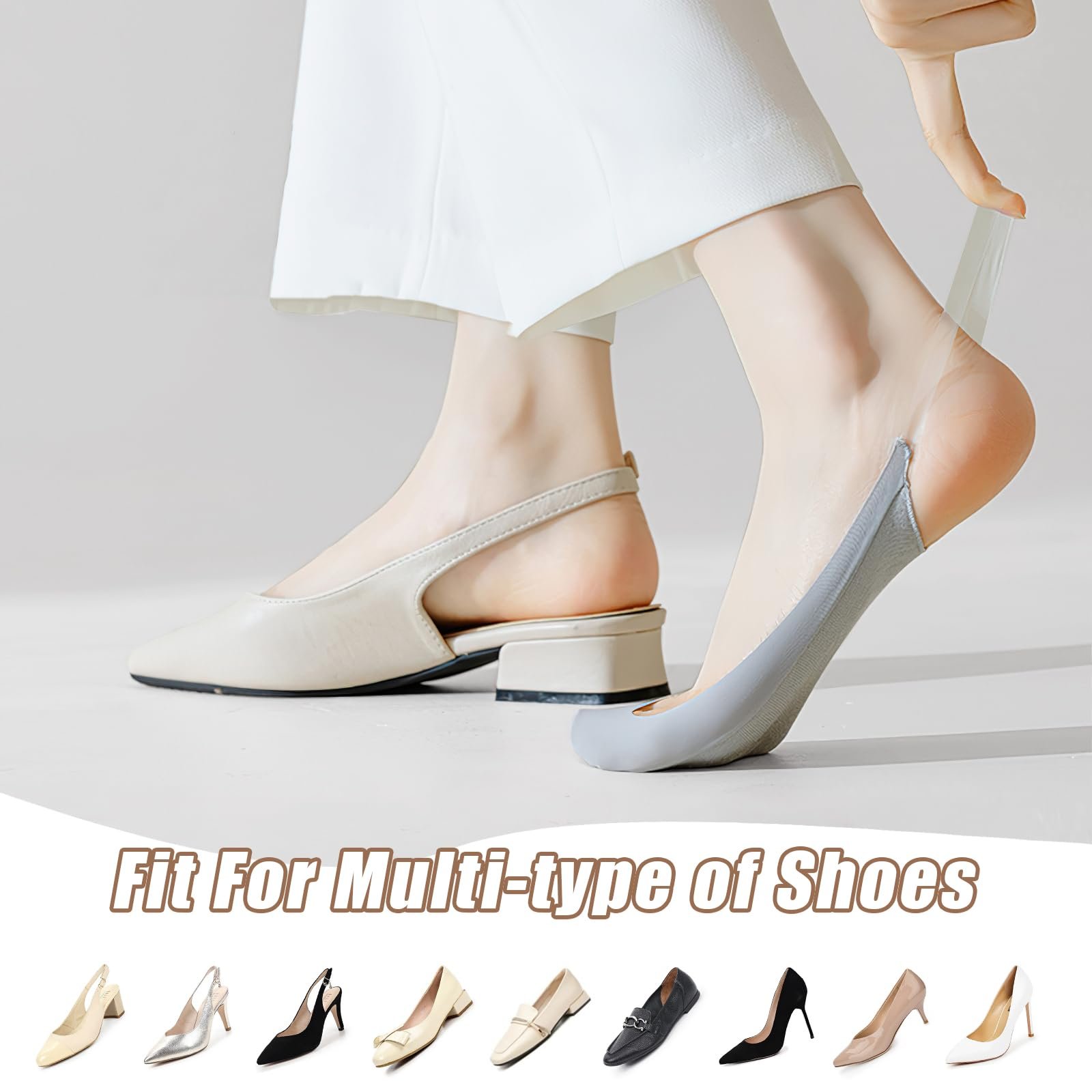 Шкарпетки Підслідники Жіночі для Сандалів та Високих Підборів 35-40 (6 пар), фото №2