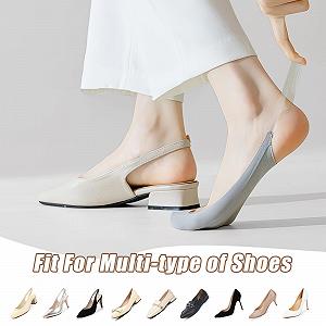 Носки-подследники Женские для Сандалий и Высоких Каблуков, Невидимые Носки с Нескользящим Силиконом и Хлопковой Основой, Носки-Подушечки для Передней Части Стопы 35-40 (6 пар) synthetic.ua - Фото 1