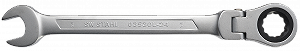 Комбінований тріскачковий ключ SW-STAHL 03530L-24 24 мм з шарніром - Фото 1