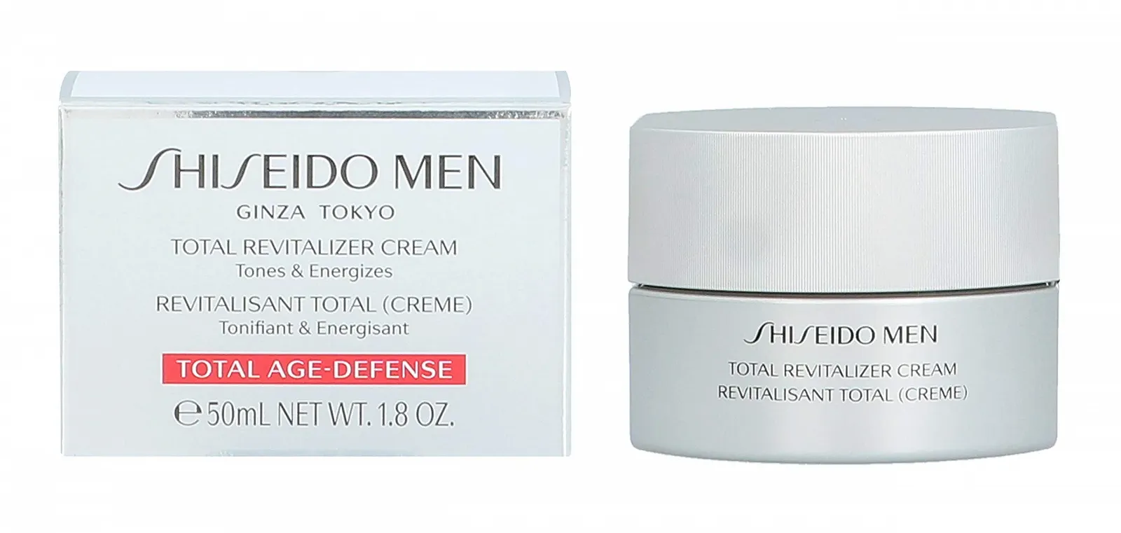 Ревіталізуючий крем Shiseido Men Total 50 мл, фото №1 Ревіталізуючий крем Shiseido Men Total 50 мл, фото №1