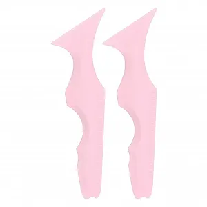 Трафареты для стрелок подводки для глаз для начинающих Многоразовые (РОЗОВЫЙ) - Фото 1