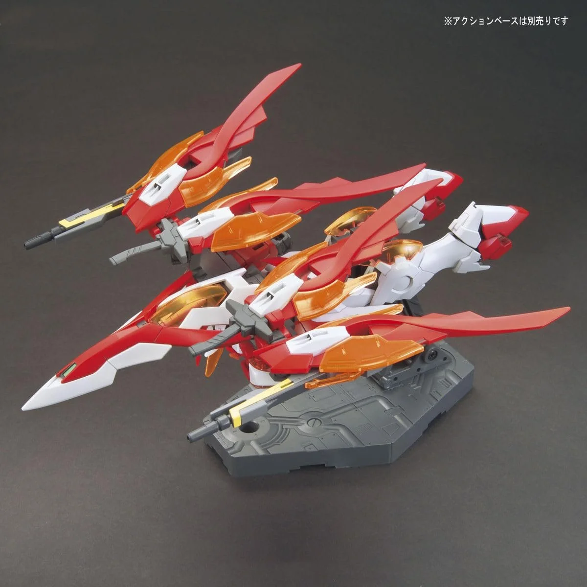 Сборная модель Bandai Hobby Gundam Build Fighters Try #33 Wing Gundam Zero Honoo Bandai HGBF Красная, фото №3